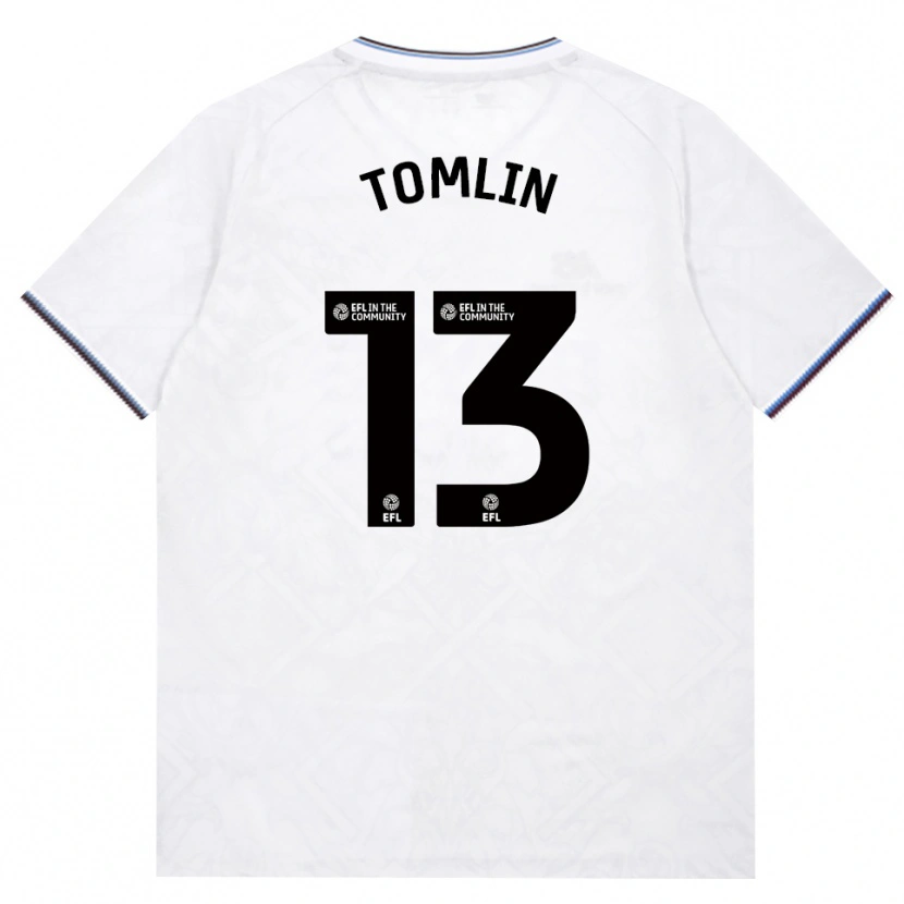 Danxen Hombre Camiseta Jack Tomlin #13 Borgoña Blanco 2ª Equipación 2026/27 La Camisa