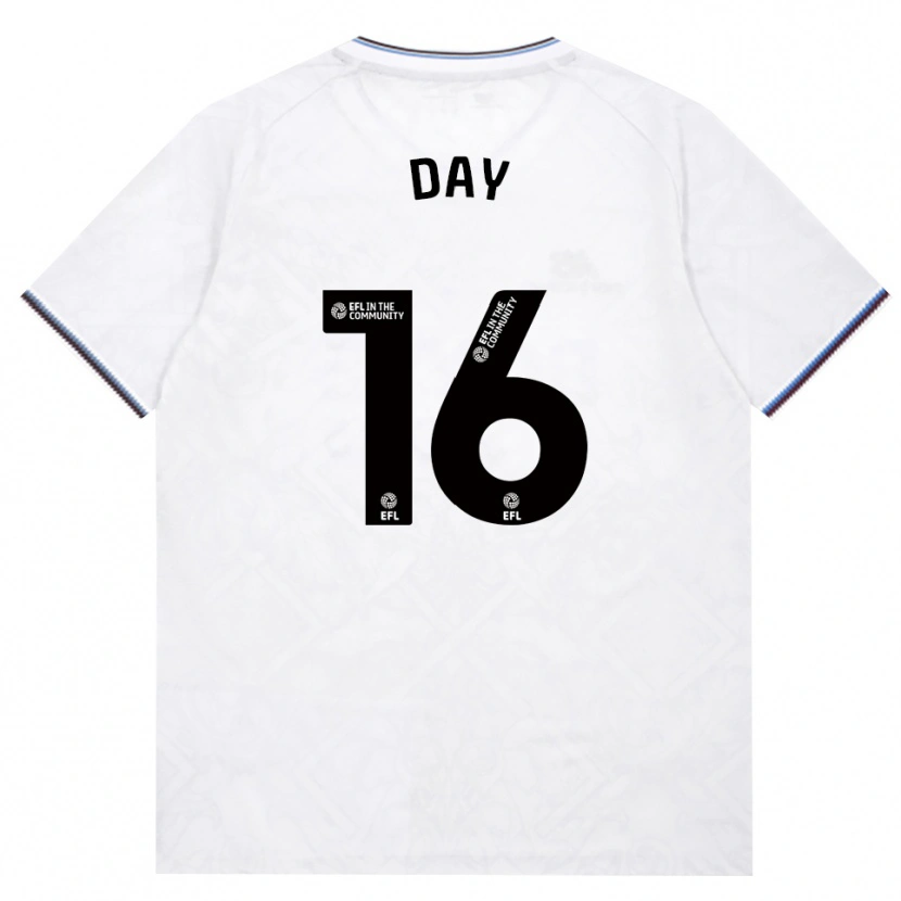 Danxen Hombre Camiseta Frankie Day #16 Borgoña Blanco 2ª Equipación 2026/27 La Camisa