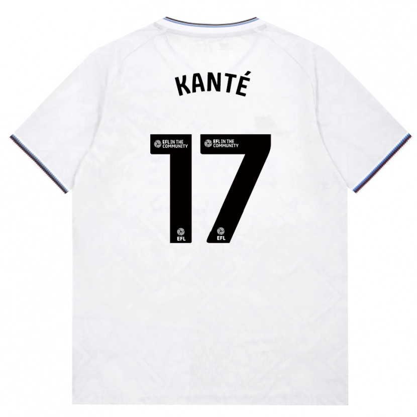 Danxen Hombre Camiseta Mohamadou Kanté #17 Borgoña Blanco 2ª Equipación 2026/27 La Camisa