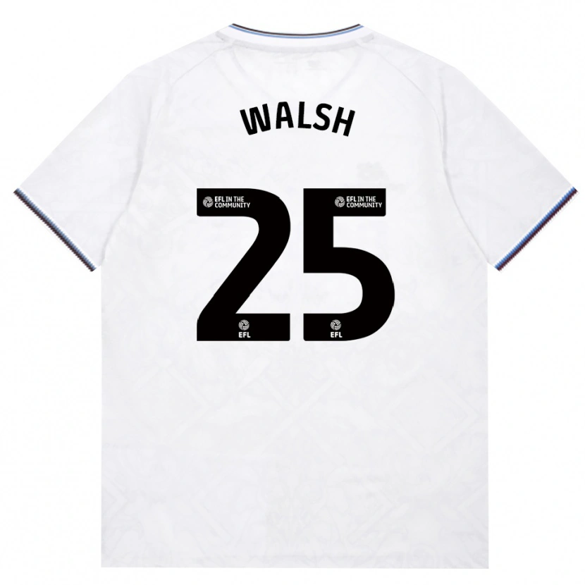 Danxen Hombre Camiseta Megan Walsh #25 Borgoña Blanco 2ª Equipación 2026/27 La Camisa