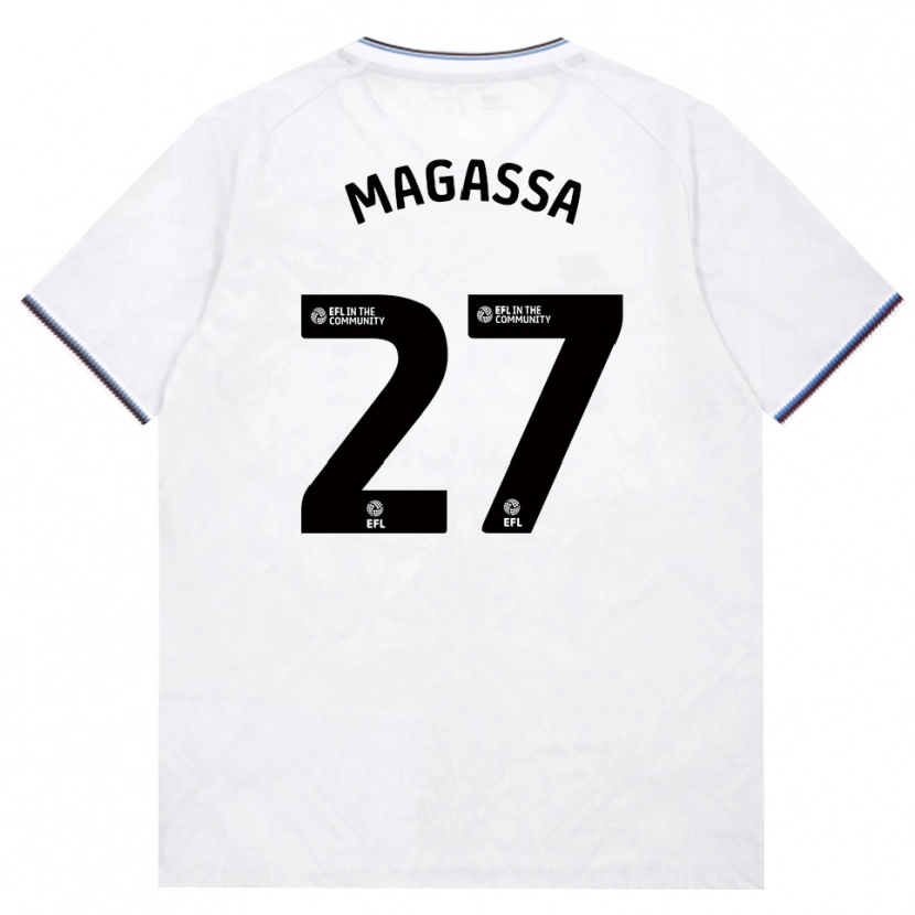 Danxen Hombre Camiseta Soungoutou Magassa #27 Borgoña Blanco 2ª Equipación 2026/27 La Camisa
