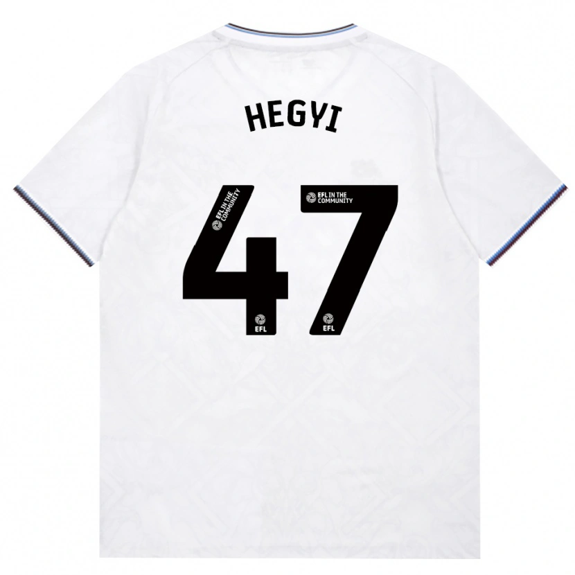 Danxen Hombre Camiseta Krisztián Hegyi #47 Borgoña Blanco 2ª Equipación 2026/27 La Camisa