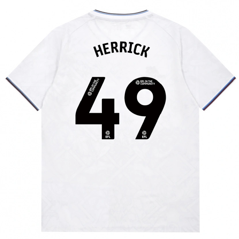 Danxen Hombre Camiseta Finlay Herrick #49 Borgoña Blanco 2ª Equipación 2026/27 La Camisa