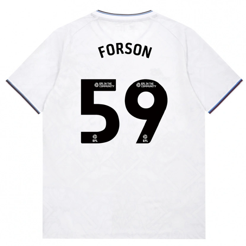 Danxen Hombre Camiseta Keenan Forson #59 Borgoña Blanco 2ª Equipación 2026/27 La Camisa