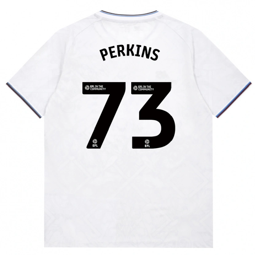 Danxen Hombre Camiseta Vinnie Perkins #73 Borgoña Blanco 2ª Equipación 2026/27 La Camisa