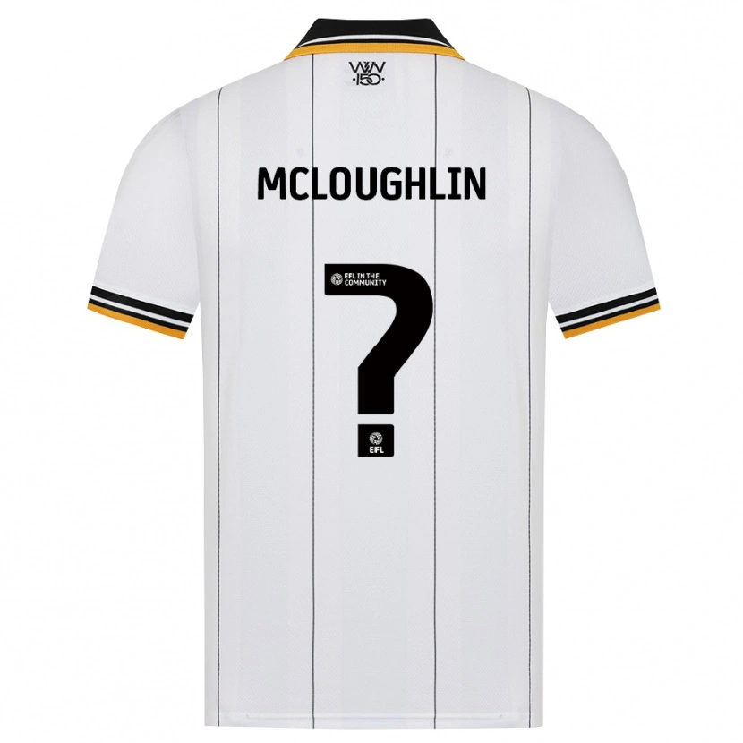 Danxen Hombre Camiseta Lee Mcloughlin #0 Naranja Blanco Negro 2ª Equipación 2026/27 La Camisa