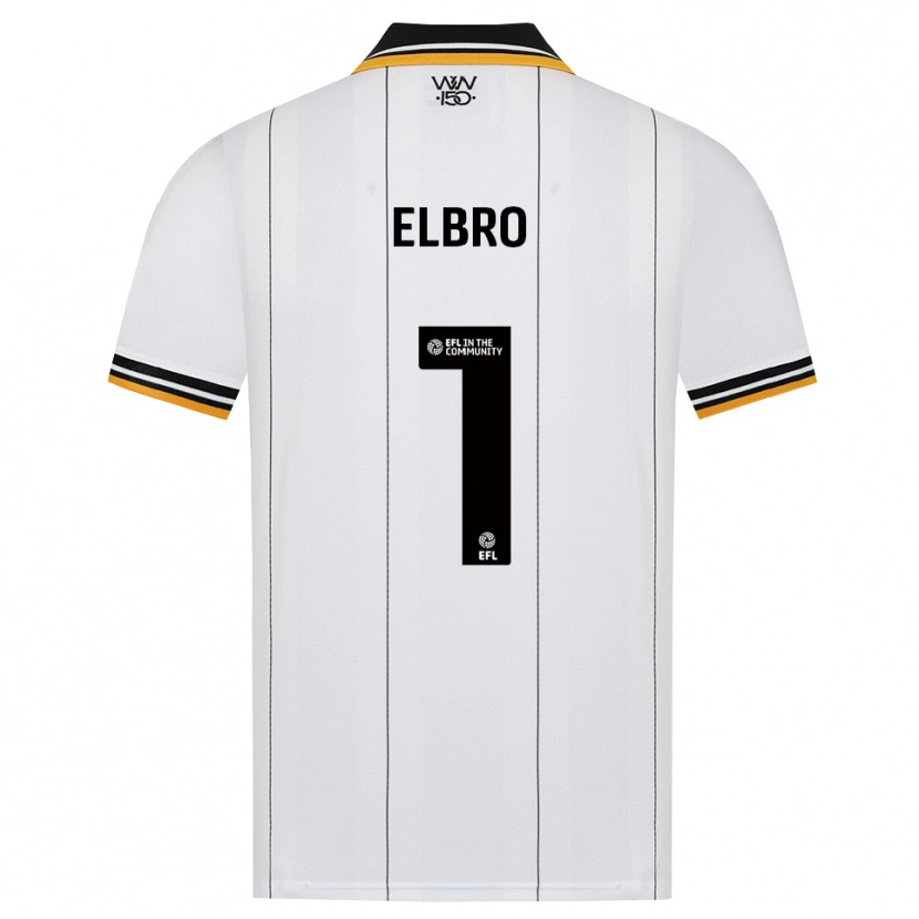 Danxen Hombre Camiseta Maddie Elbro #1 Naranja Blanco Negro 2ª Equipación 2026/27 La Camisa