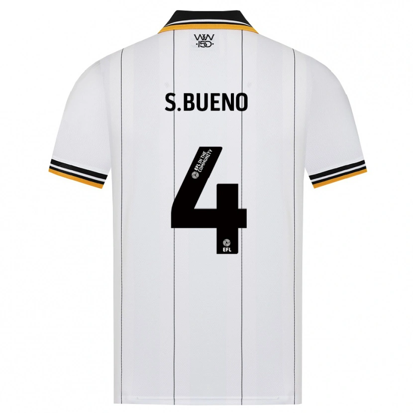 Danxen Hombre Camiseta Santiago Bueno #4 Naranja Blanco Negro 2ª Equipación 2026/27 La Camisa