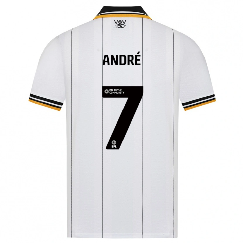 Danxen Hombre Camiseta André Trindade Da Costa Neto #7 Naranja Blanco Negro 2ª Equipación 2026/27 La Camisa