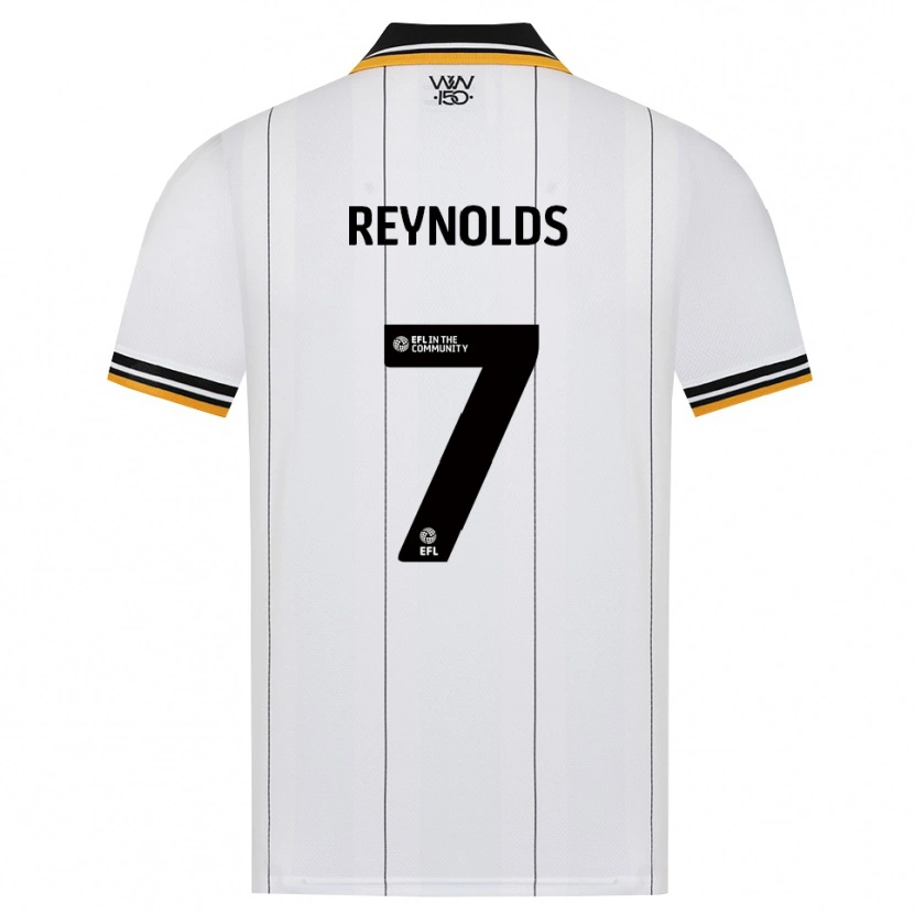 Danxen Hombre Camiseta Fabian Reynolds #7 Naranja Blanco Negro 2ª Equipación 2026/27 La Camisa