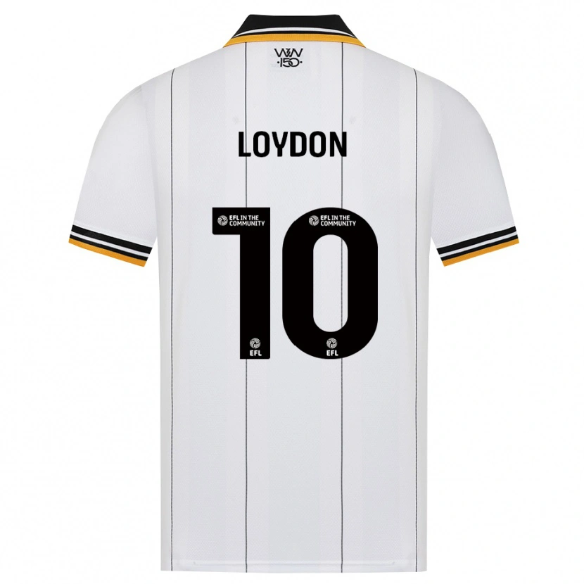 Danxen Hombre Camiseta Abi Loydon #10 Naranja Blanco Negro 2ª Equipación 2026/27 La Camisa