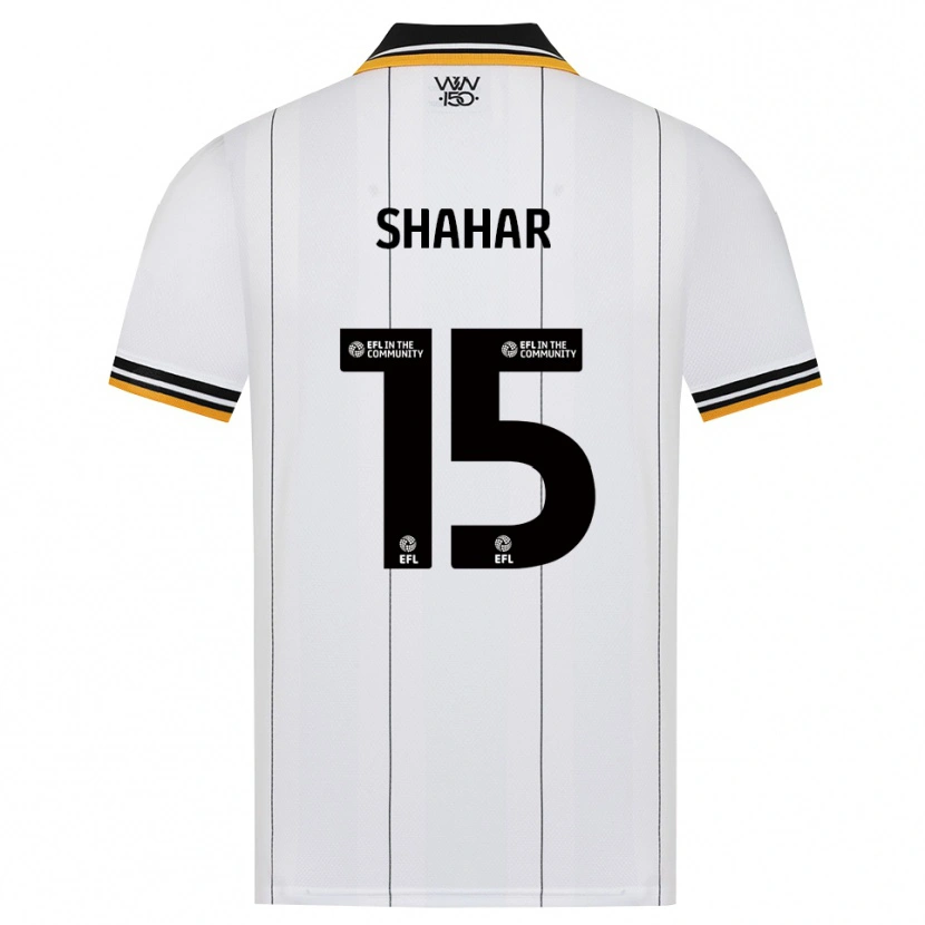 Danxen Hombre Camiseta Sebastian Shahar #15 Naranja Blanco Negro 2ª Equipación 2026/27 La Camisa