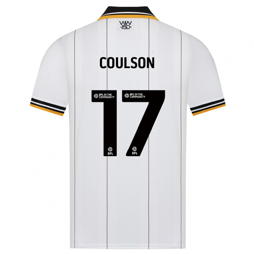 Danxen Hombre Camiseta Tyler Coulson #17 Naranja Blanco Negro 2ª Equipación 2026/27 La Camisa