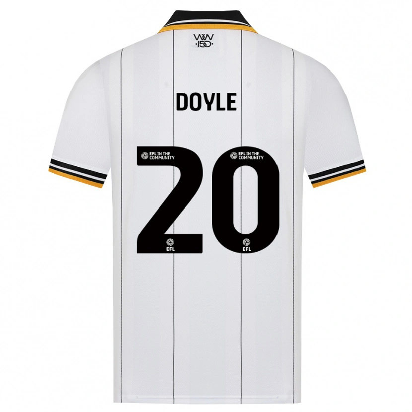 Danxen Hombre Camiseta Tommy Doyle #20 Naranja Blanco Negro 2ª Equipación 2026/27 La Camisa