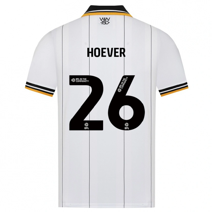 Danxen Hombre Camiseta Ki-Jana Hoever #26 Naranja Blanco Negro 2ª Equipación 2026/27 La Camisa