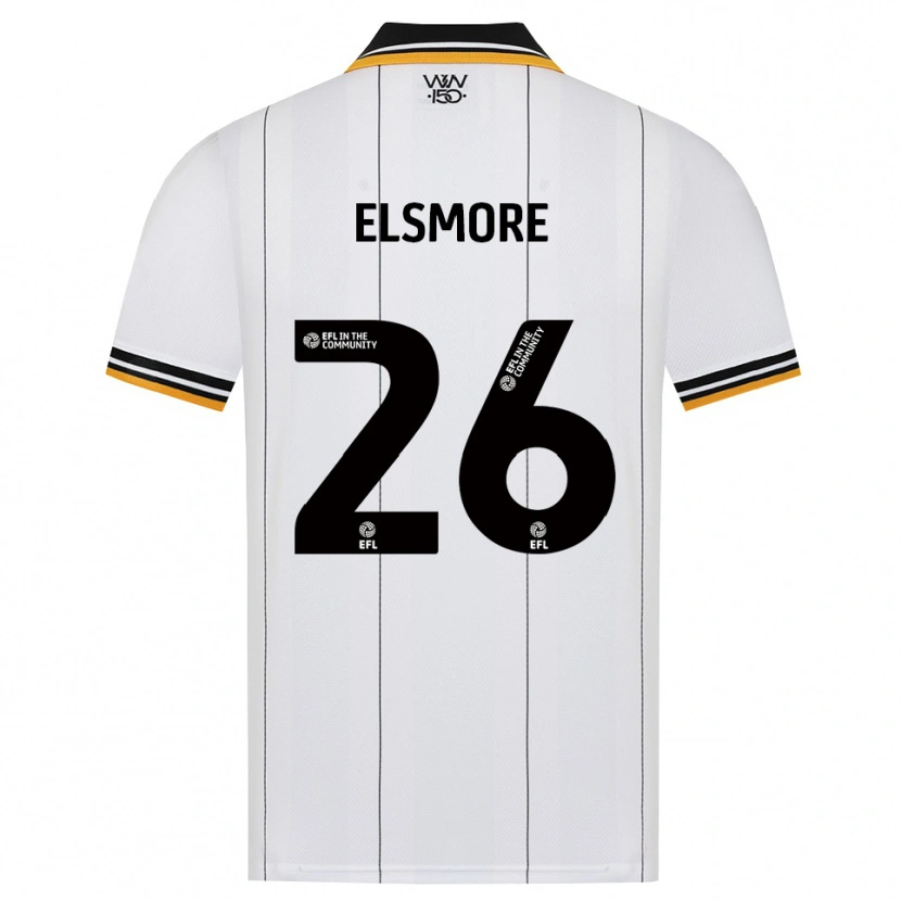 Danxen Hombre Camiseta Ria Elsmore #26 Naranja Blanco Negro 2ª Equipación 2026/27 La Camisa