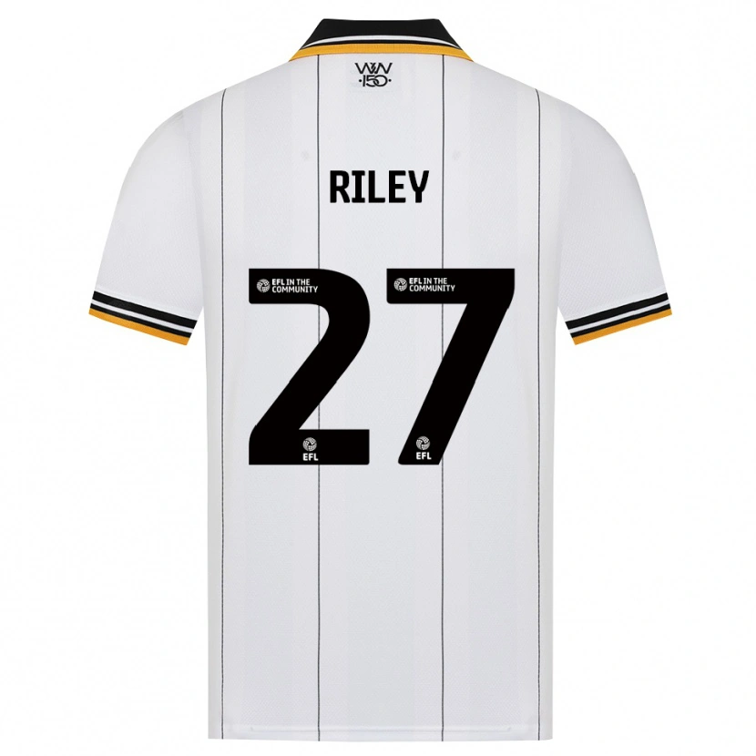 Danxen Hombre Camiseta Lauren Riley #27 Naranja Blanco Negro 2ª Equipación 2026/27 La Camisa