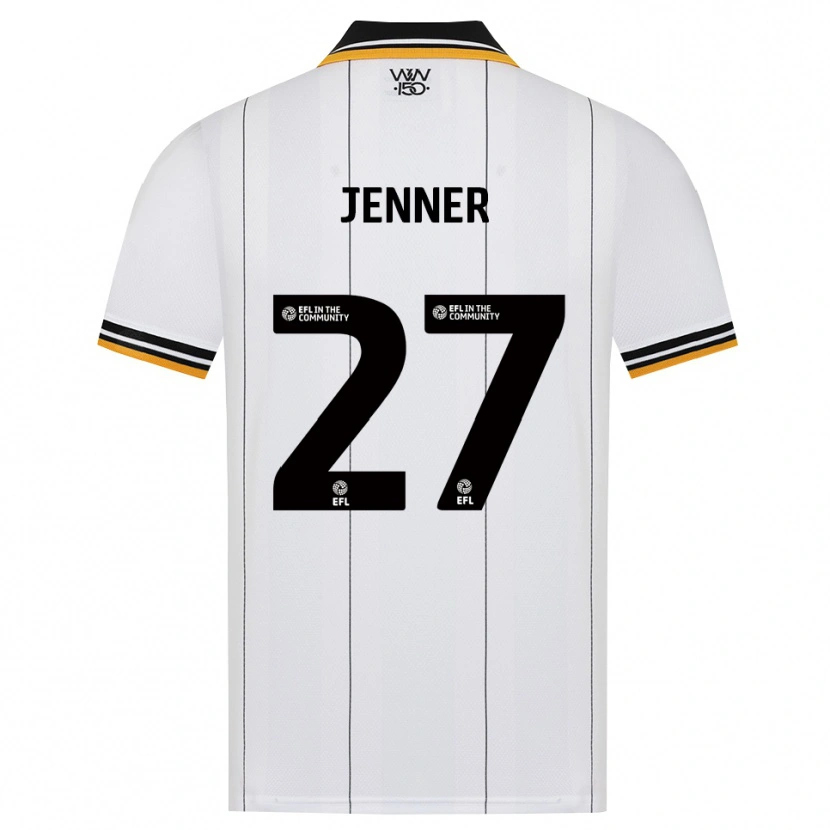 Danxen Hombre Camiseta Abbi Jenner #27 Naranja Blanco Negro 2ª Equipación 2026/27 La Camisa
