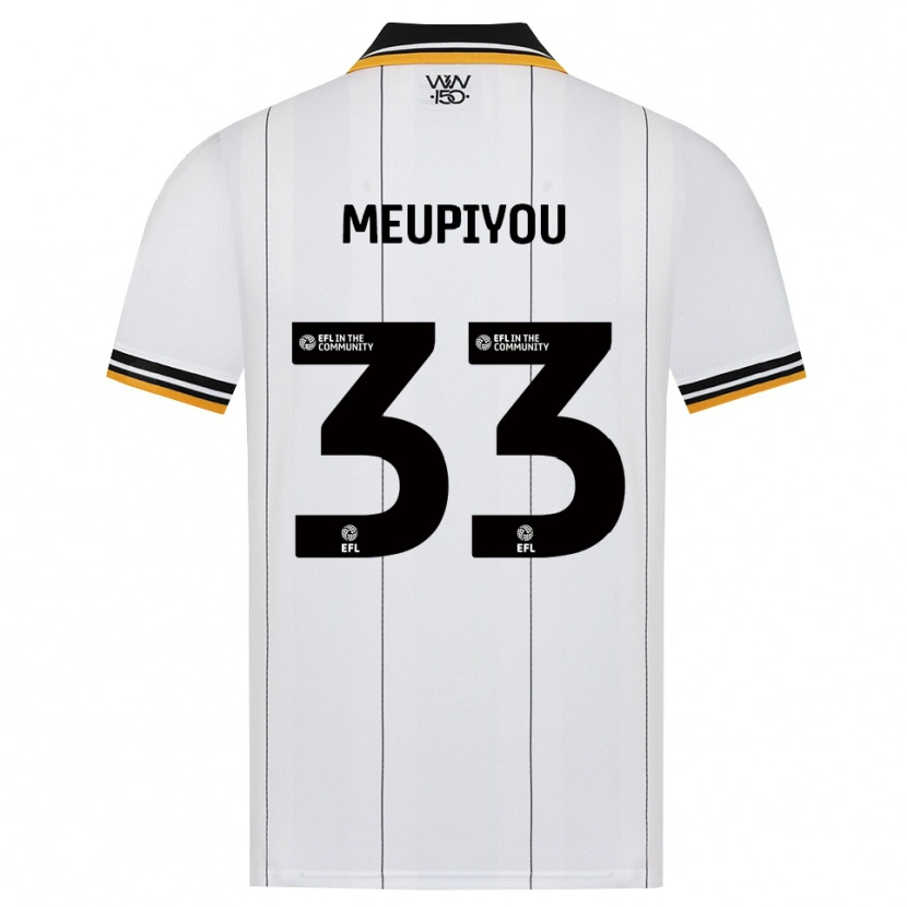 Danxen Hombre Camiseta Bastien Meupiyou #33 Naranja Blanco Negro 2ª Equipación 2026/27 La Camisa