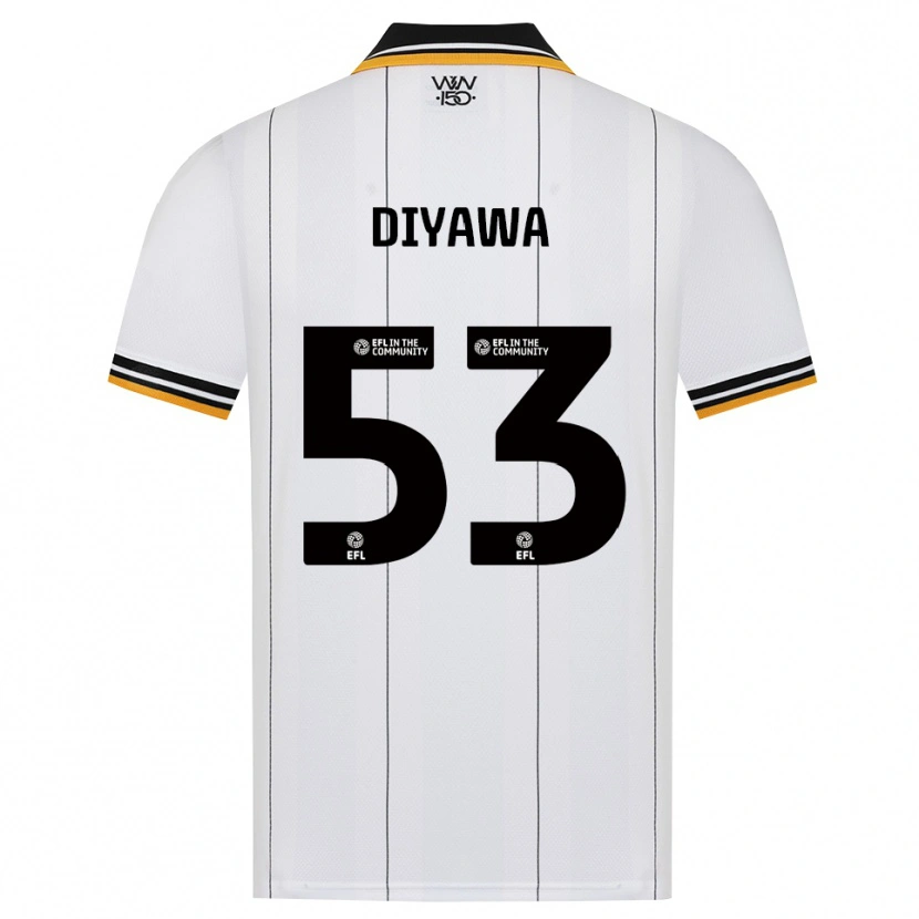 Danxen Hombre Camiseta Aaron Keto Diyawa #53 Naranja Blanco Negro 2ª Equipación 2026/27 La Camisa