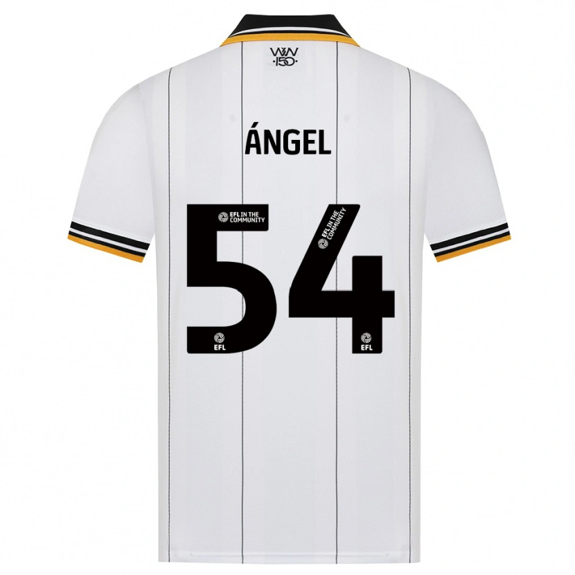 Danxen Hombre Camiseta Dani Ángel #54 Naranja Blanco Negro 2ª Equipación 2026/27 La Camisa