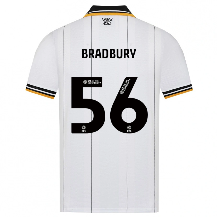Danxen Hombre Camiseta Makenzie Bradbury #56 Naranja Blanco Negro 2ª Equipación 2026/27 La Camisa