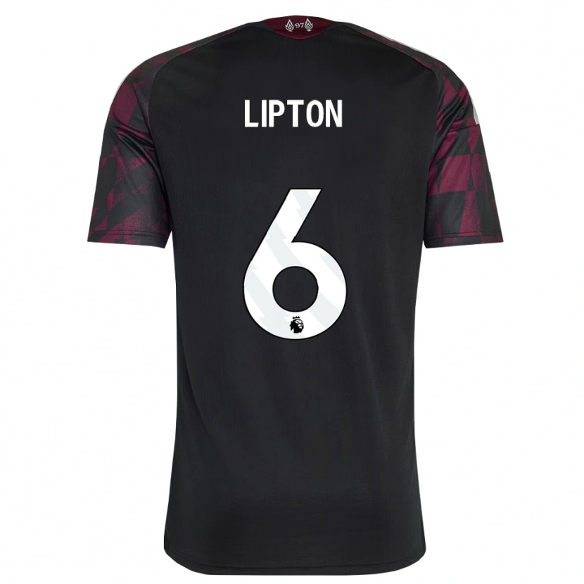 Danxen Hombre Camiseta Joe Lipton #6 Negro Blanco Púrpura Equipación Tercera 2026/27 La Camisa