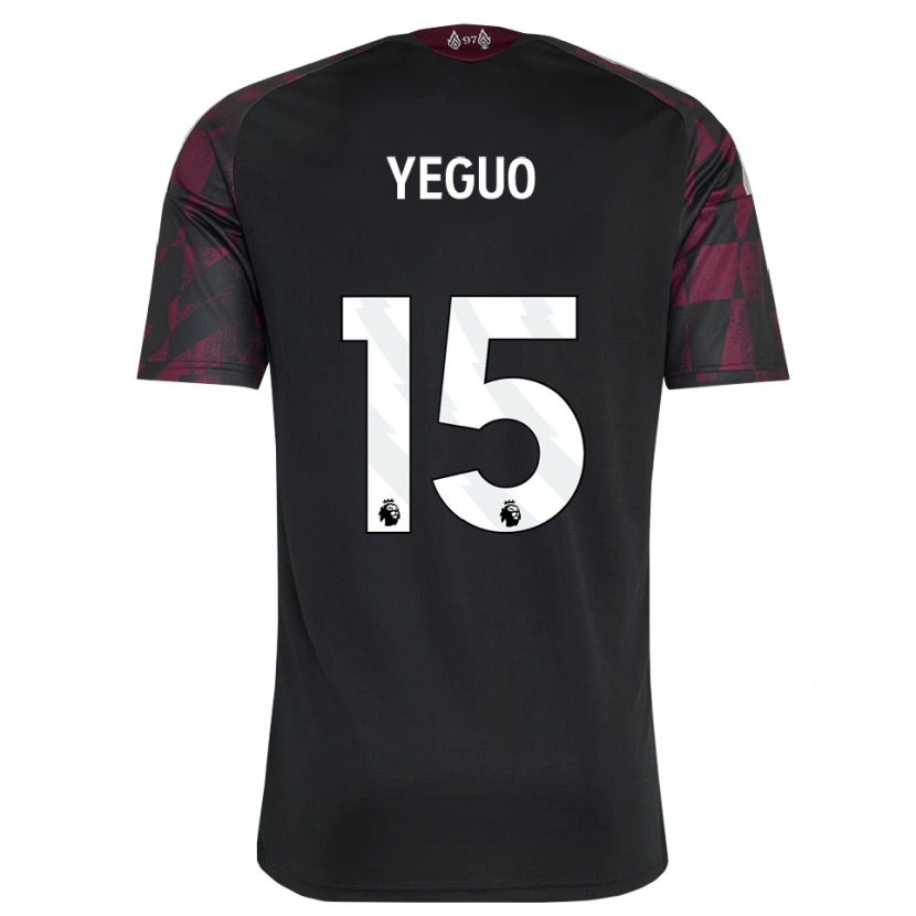Danxen Hombre Camiseta Aj Yeguo #15 Negro Blanco Púrpura Equipación Tercera 2026/27 La Camisa