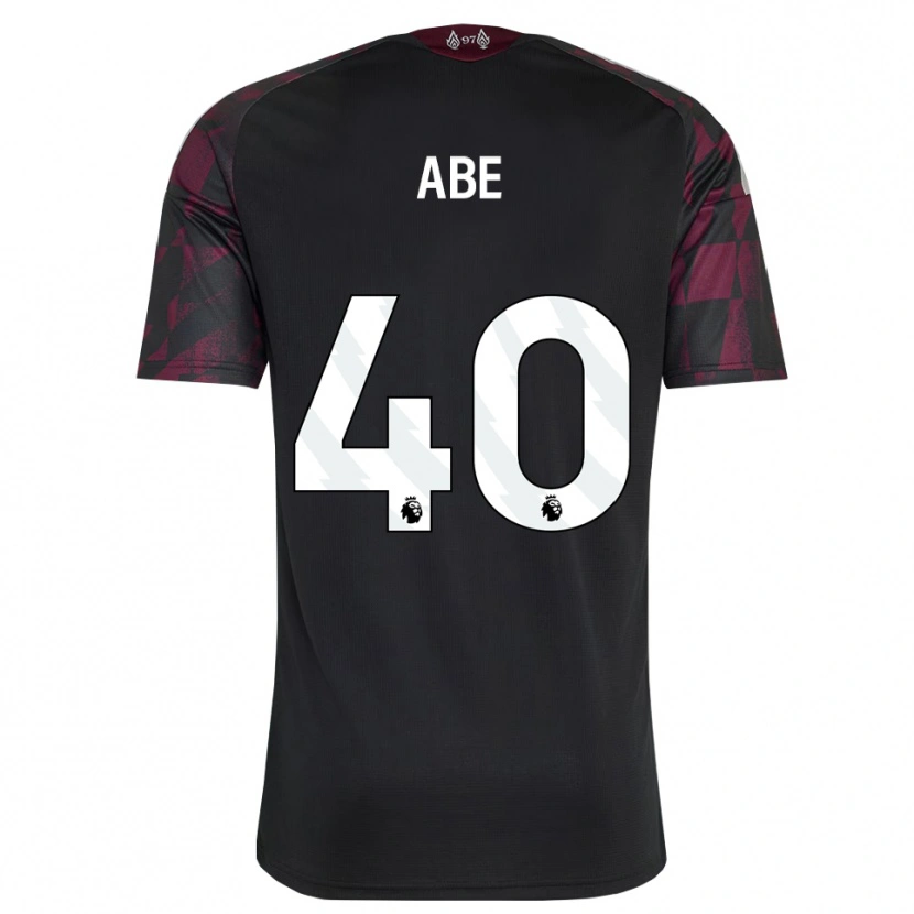 Danxen Hombre Camiseta Joshua Abe #40 Negro Blanco Púrpura Equipación Tercera 2026/27 La Camisa