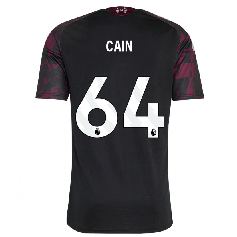 Danxen Hombre Camiseta Jake Cain #64 Negro Blanco Púrpura Equipación Tercera 2026/27 La Camisa