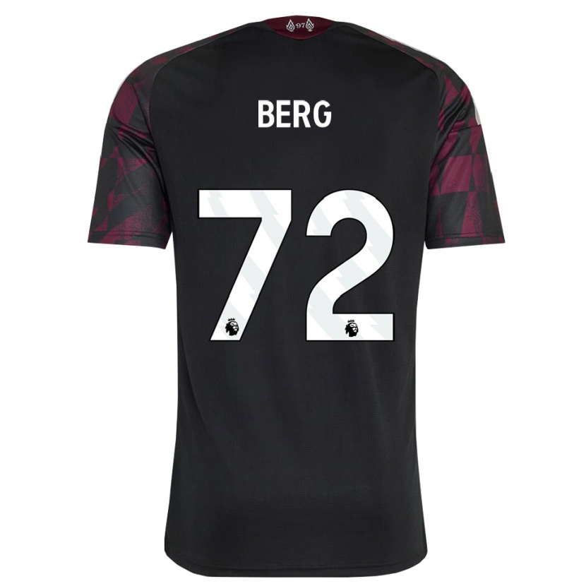 Danxen Hombre Camiseta Sepp Van Den Berg #72 Negro Blanco Púrpura Equipación Tercera 2026/27 La Camisa