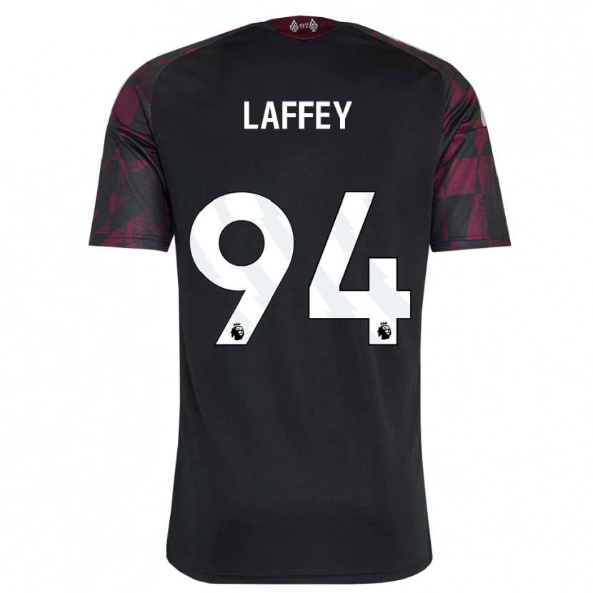 Danxen Hombre Camiseta Michael Laffey #94 Negro Blanco Púrpura Equipación Tercera 2026/27 La Camisa