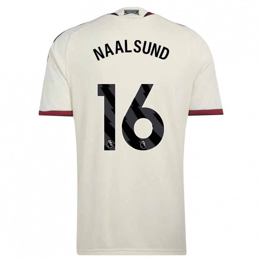 Danxen Hombre Camiseta Lisa Naalsund #16 Beige Negro Rojo Equipación Tercera 2026/27 La Camisa