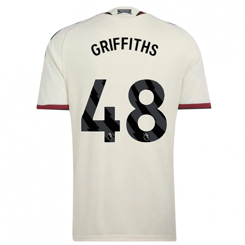 Danxen Hombre Camiseta Mared Griffiths #48 Beige Negro Rojo Equipación Tercera 2026/27 La Camisa
