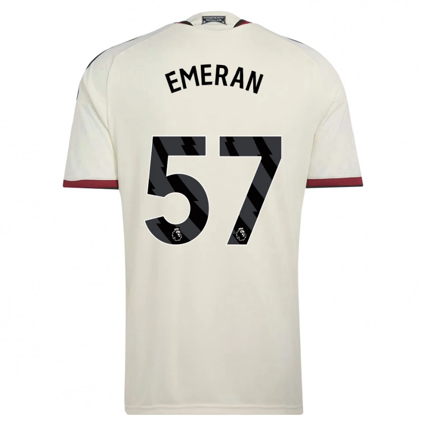 Danxen Hombre Camiseta Noam Emeran #57 Beige Negro Rojo Equipación Tercera 2026/27 La Camisa