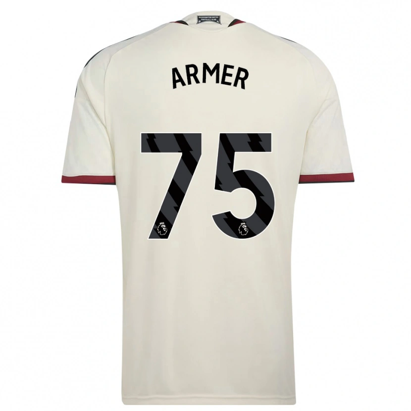 Danxen Hombre Camiseta Daniel Armer #75 Beige Negro Rojo Equipación Tercera 2026/27 La Camisa