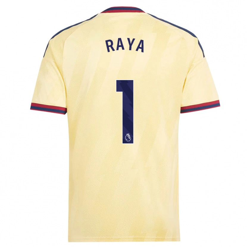 Danxen Hombre Camiseta David Raya #1 Amarilloclaro Azulmedianoche Equipación Tercera 2026/27 La Camisa