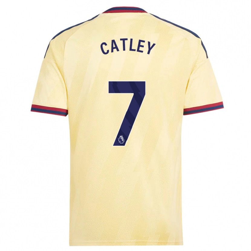 Danxen Hombre Camiseta Stephanie Catley #7 Amarilloclaro Azulmedianoche Equipación Tercera 2026/27 La Camisa