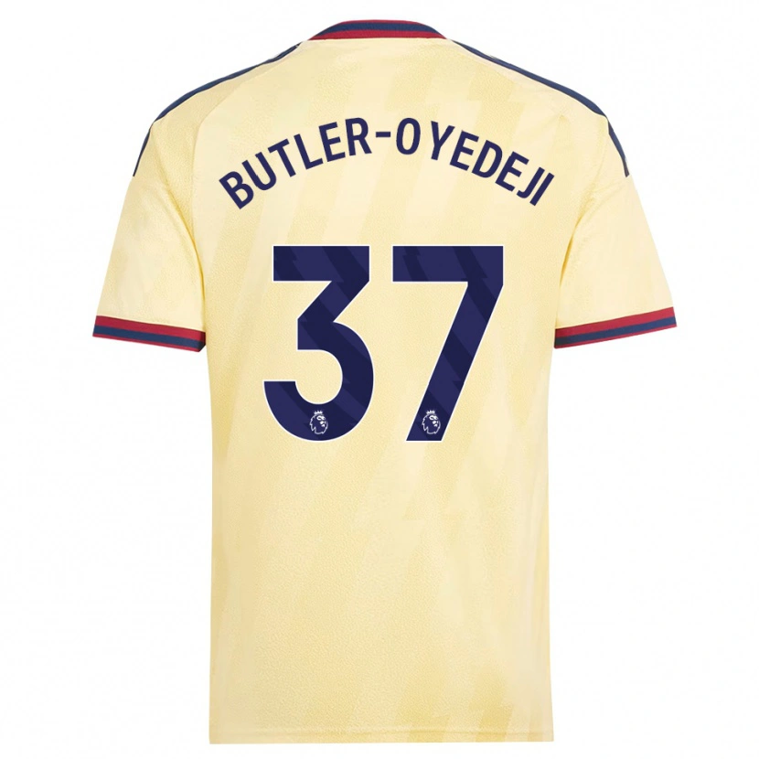 Danxen Hombre Camiseta Nathan Butler-Oyedeji #37 Amarilloclaro Azulmedianoche Equipación Tercera 2026/27 La Camisa