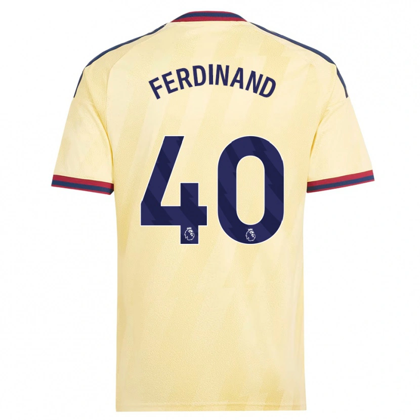 Danxen Hombre Camiseta Seb Ferdinand #40 Amarilloclaro Azulmedianoche Equipación Tercera 2026/27 La Camisa