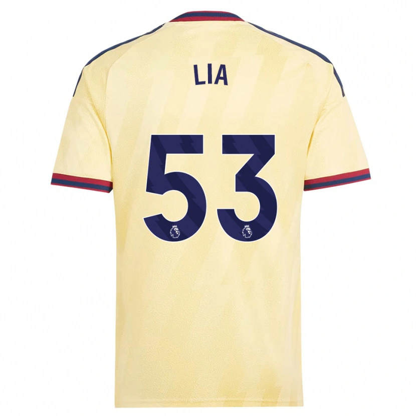 Danxen Hombre Camiseta Vivienne Lia #53 Amarilloclaro Azulmedianoche Equipación Tercera 2026/27 La Camisa