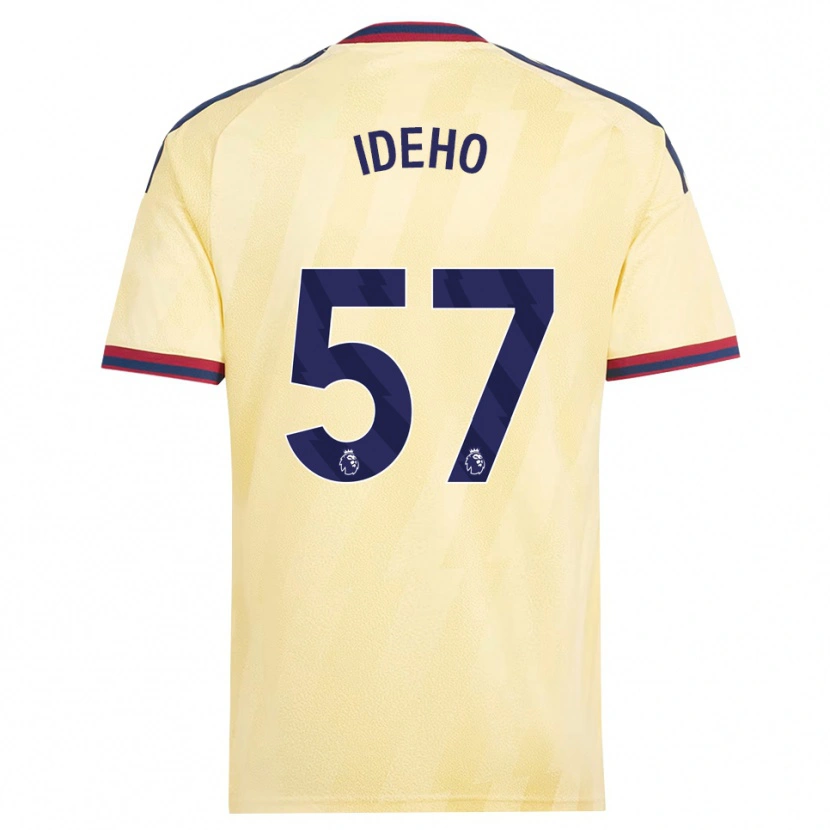 Danxen Hombre Camiseta Joel Ideho #57 Amarilloclaro Azulmedianoche Equipación Tercera 2026/27 La Camisa