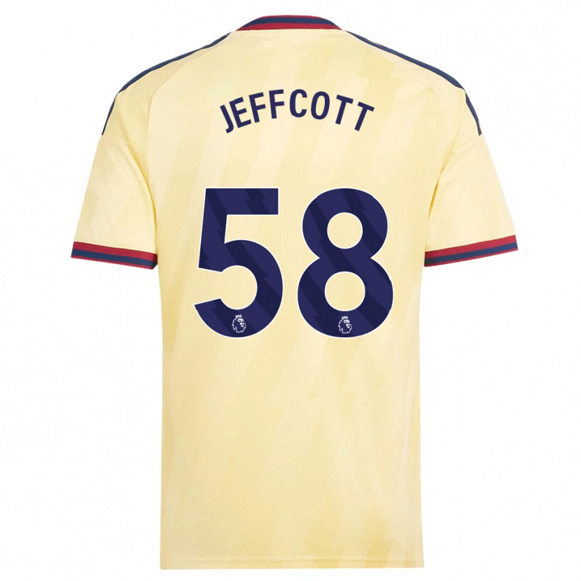 Danxen Hombre Camiseta Henry Jeffcott #58 Amarilloclaro Azulmedianoche Equipación Tercera 2026/27 La Camisa