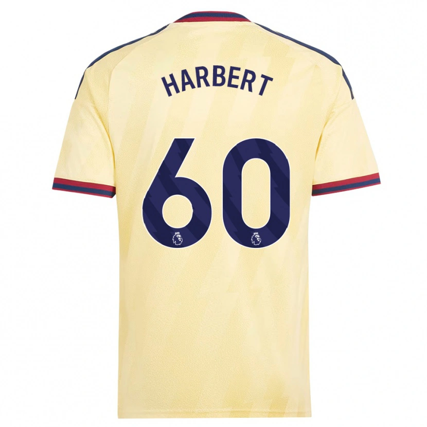Danxen Hombre Camiseta Laila Harbert #60 Amarilloclaro Azulmedianoche Equipación Tercera 2026/27 La Camisa