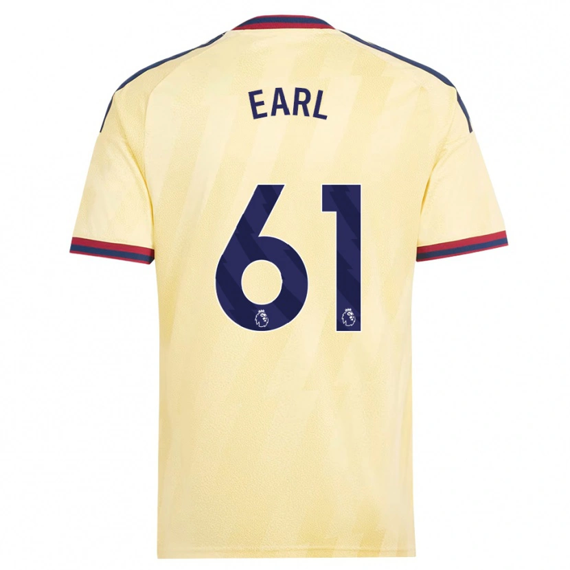 Danxen Hombre Camiseta Madison Earl #61 Amarilloclaro Azulmedianoche Equipación Tercera 2026/27 La Camisa
