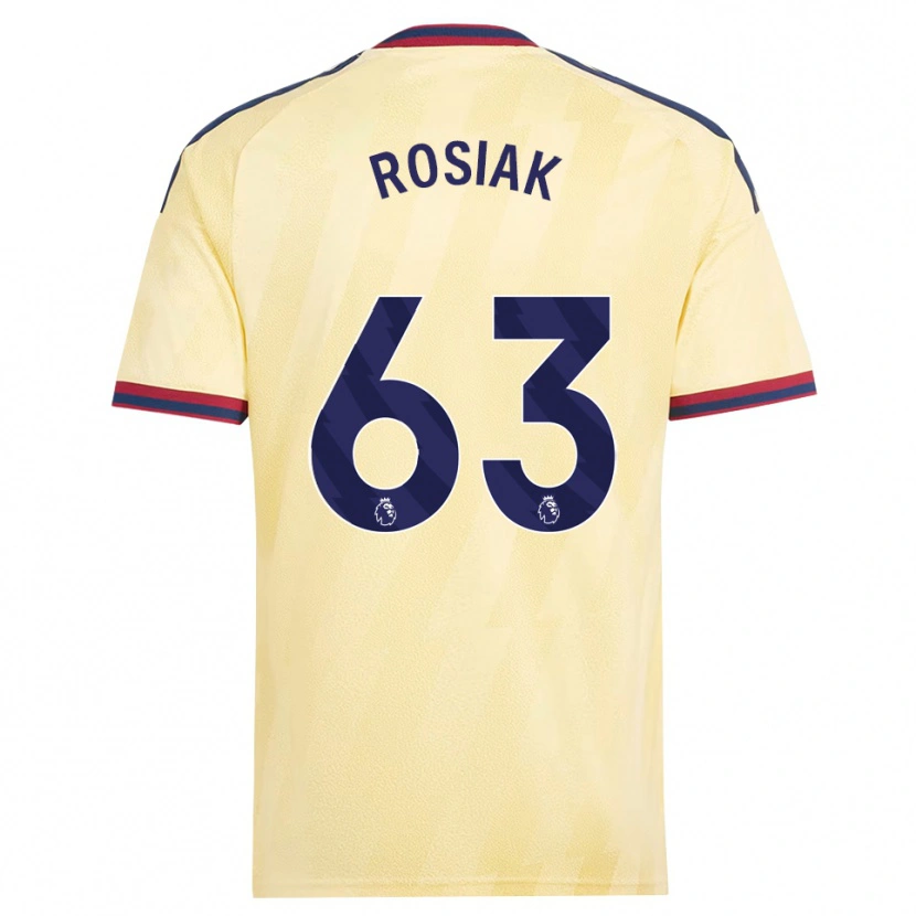 Danxen Hombre Camiseta Michal Rosiak #63 Amarilloclaro Azulmedianoche Equipación Tercera 2026/27 La Camisa