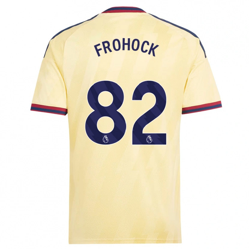 Danxen Hombre Camiseta Marley Frohock #82 Amarilloclaro Azulmedianoche Equipación Tercera 2026/27 La Camisa