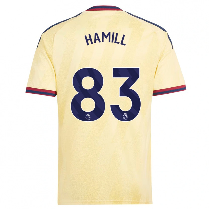 Danxen Hombre Camiseta Callan Hamill #83 Amarilloclaro Azulmedianoche Equipación Tercera 2026/27 La Camisa
