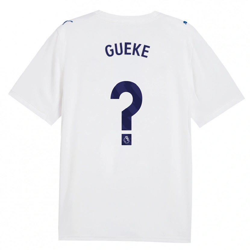 Danxen Hombre Camiseta William Gueke #0 Azulmarino Blanco Equipación Tercera 2026/27 La Camisa