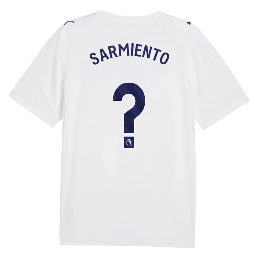 Danxen Hombre Camiseta Darío Sarmiento #0 Azulmarino Blanco Equipación Tercera 2026/27 La Camisa